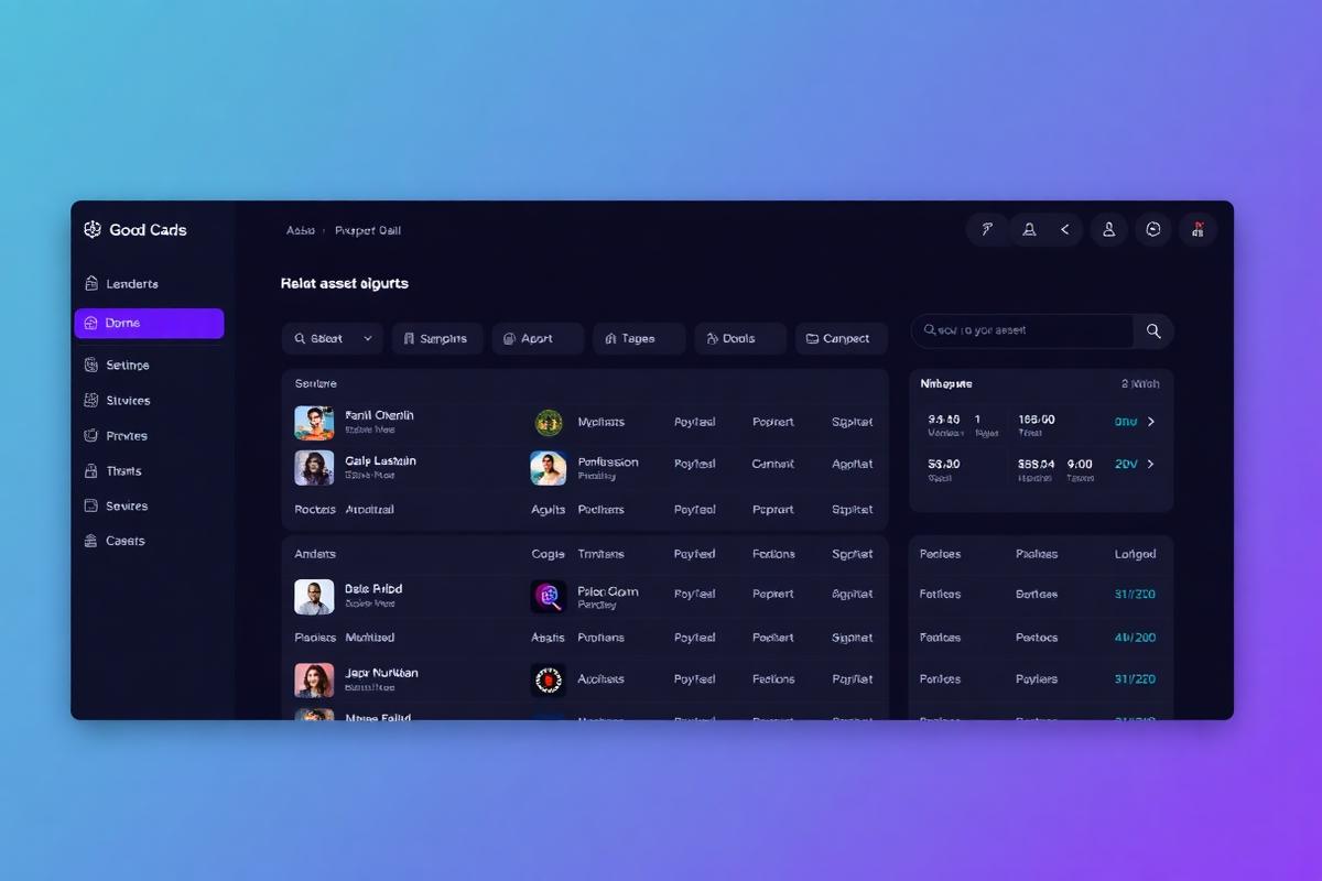 Enterprise asset explorer dashboard